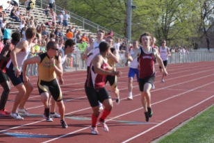 Matt Giudice (Left) and Dylan Miller (Right) - 4x400 meter relay